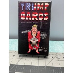 Trump Cards The Naughtiest Trump Card Game Ever Adult Edition 17+ New Sealed